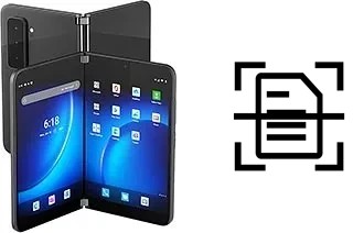 Digitalize documentos em um Microsoft Surface Duo 2