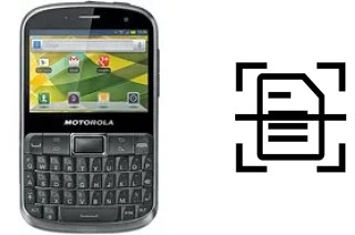 Digitalize documentos em um Motorola Defy Pro XT560