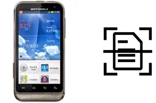 Digitalize documentos em um Motorola DEFY XT XT556