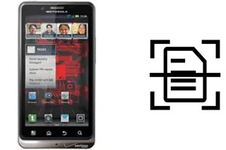 Digitalize documentos em um Motorola DROID BIONIC XT875