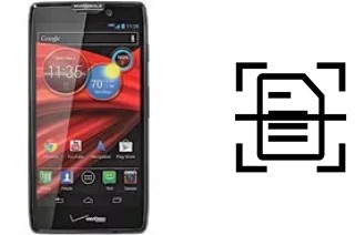 Digitalize documentos em um Motorola DROID RAZR MAXX HD