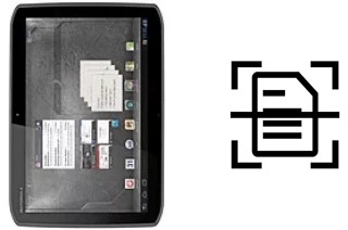 Digitalize documentos em um Motorola DROID XYBOARD 10.1 MZ617