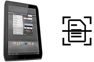 Digitalize documentos em um Motorola DROID XYBOARD 8.2 MZ609