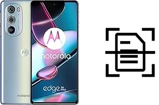 Digitalize documentos em um Motorola Edge 30 Pro