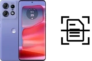 Digitalize documentos em um Motorola Edge 50 Pro
