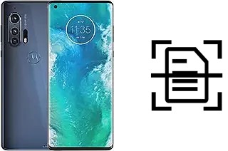 Digitalize documentos em um Motorola Edge+