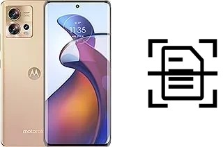 Digitalize documentos em um Motorola Edge 30 Fusion