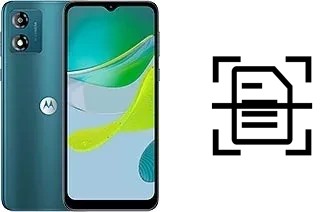 Digitalize documentos em um Motorola Moto E13