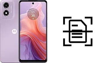 Digitalize documentos em um Motorola Moto E14