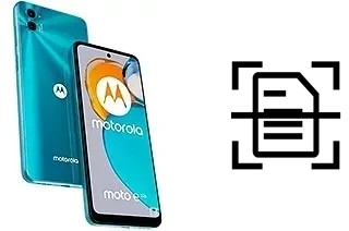 Digitalize documentos em um Motorola Moto E22s