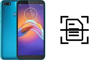 Digitalize documentos em um Motorola Moto E6 Play