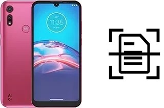 Digitalize documentos em um Motorola Moto E6i