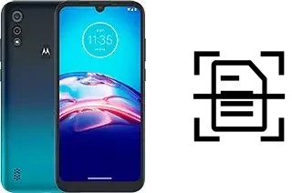 Digitalize documentos em um Motorola Moto E6s (2020)