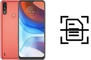 Digitalize documentos em um Motorola Moto E7 Power