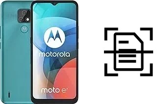 Digitalize documentos em um Motorola Moto E7