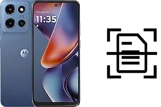 Digitalize documentos em um Motorola Moto G (2025)