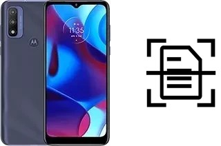 Digitalize documentos em um Motorola G Pure