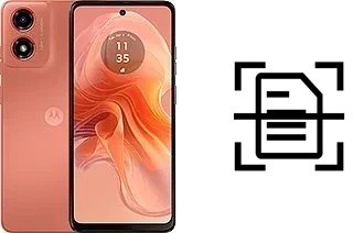 Digitalize documentos em um Motorola Moto G04s