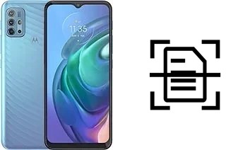 Digitalize documentos em um Motorola Moto G10 Power