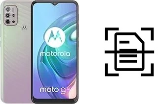 Digitalize documentos em um Motorola Moto G10