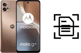 Digitalize documentos em um Motorola Moto G32