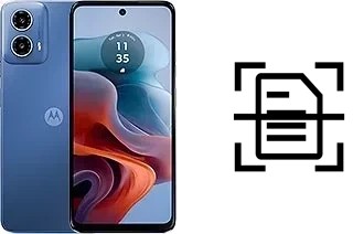 Digitalize documentos em um Motorola Moto G34