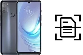 Digitalize documentos em um Motorola Moto G50
