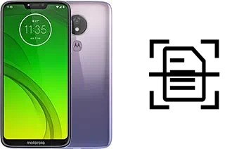 Digitalize documentos em um Motorola Moto G7 Power