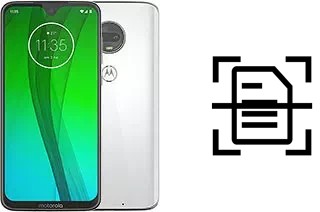 Digitalize documentos em um Motorola Moto G7