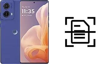 Digitalize documentos em um Motorola Moto G85