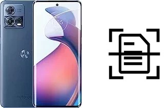 Digitalize documentos em um Motorola Moto S30 Pro
