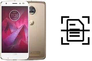 Digitalize documentos em um Motorola Moto Z2 Force