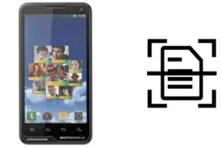 Digitalize documentos em um Motorola Motoluxe