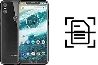 Digitalize documentos em um Motorola One (P30 Play)