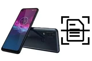 Digitalize documentos em um Motorola One Action