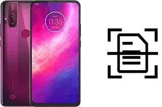 Digitalize documentos em um Motorola One Hyper