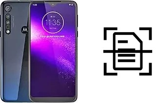 Digitalize documentos em um Motorola One Macro