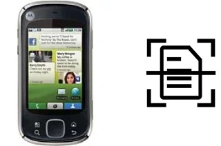 Digitalize documentos em um Motorola QUENCH