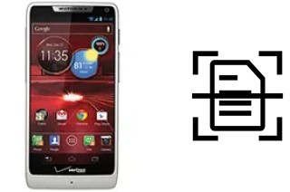 Digitalize documentos em um Motorola DROID RAZR M