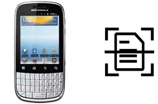 Digitalize documentos em um Motorola SPICE Key XT317