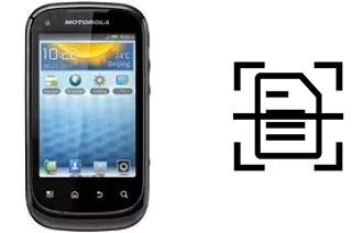 Digitalize documentos em um Motorola XT319