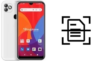 Digitalize documentos em um MyPhone myWX1 Plus