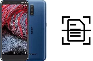 Digitalize documentos em um Nokia 2 V Tella