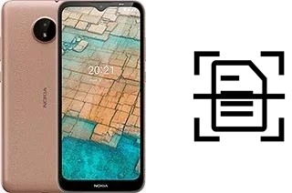 Digitalize documentos em um Nokia C20