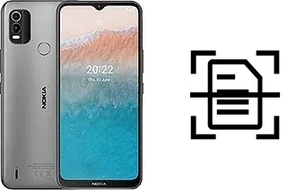 Digitalize documentos em um Nokia C21 Plus