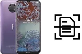 Digitalize documentos em um Nokia G10