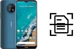 Digitalize documentos em um Nokia G50