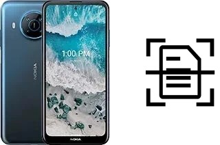 Digitalize documentos em um Nokia X100