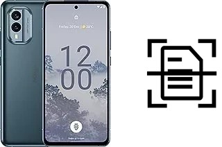 Digitalize documentos em um Nokia X30