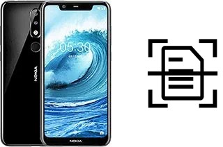 Digitalize documentos em um Nokia 5.1 Plus (Nokia X5)